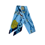 YF08-T58 EQUESTRIAN CHAIN & MEDALLION PRINT