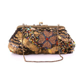 NF800 EVENING CLUTCH AND SHOULDER BAG - German Fuentes Wholesale of Leather Handbags, Belts and Accessories - German Fuentes