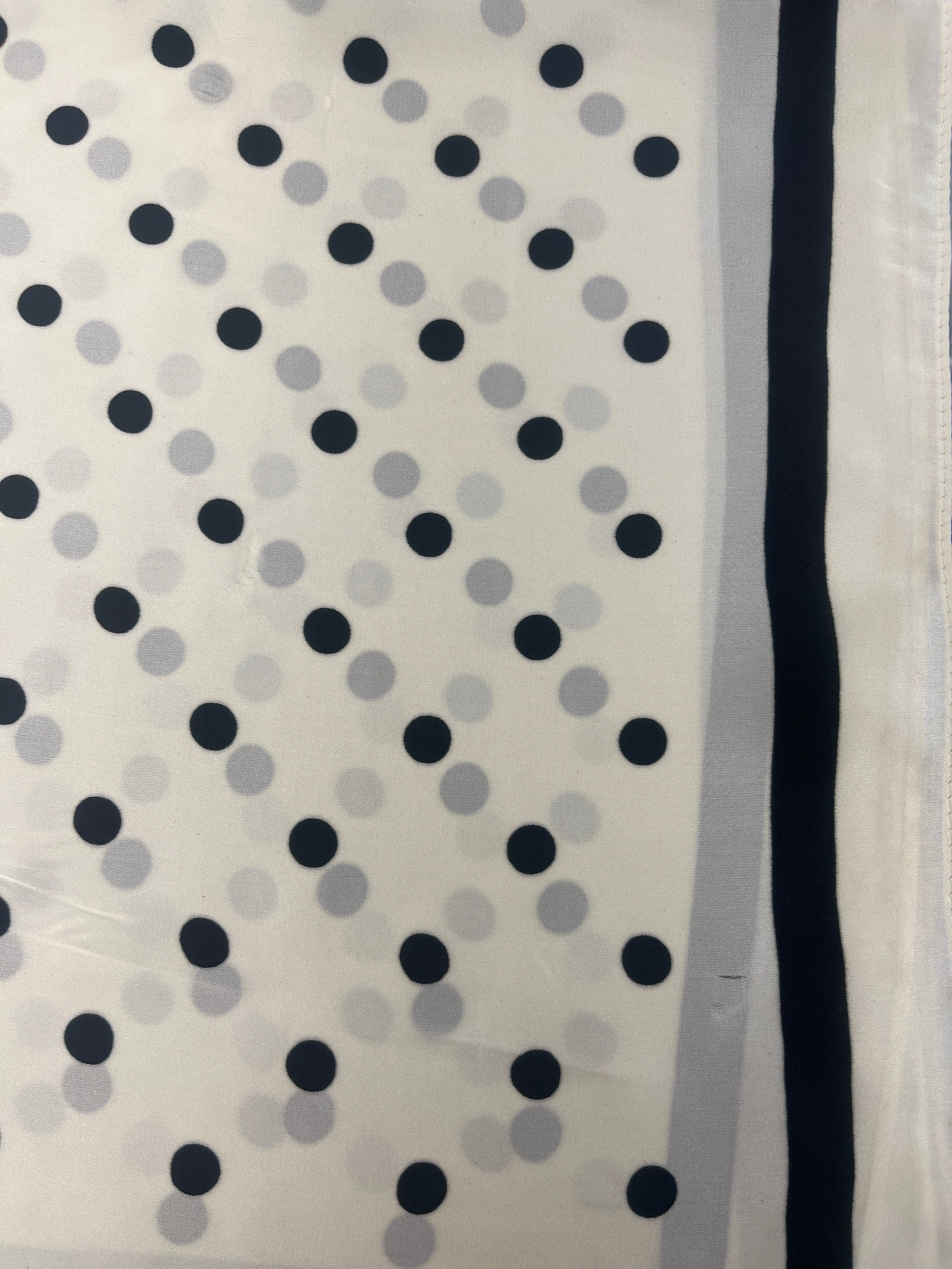 YF08-C1 POLKA DOTS SCARF - German Fuentes Wholesale of Leather Handbags, Belts and Accessories - German Fuentes