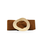 CINT-069 GOLD METALLIC BUCKLE BELT - German Fuentes Wholesale of Leather Handbags, Belts and Accessories - German Fuentes