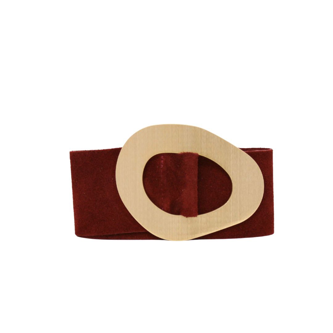 CINT-069 GOLD METALLIC BUCKLE BELT - German Fuentes Wholesale of Leather Handbags, Belts and Accessories - German Fuentes