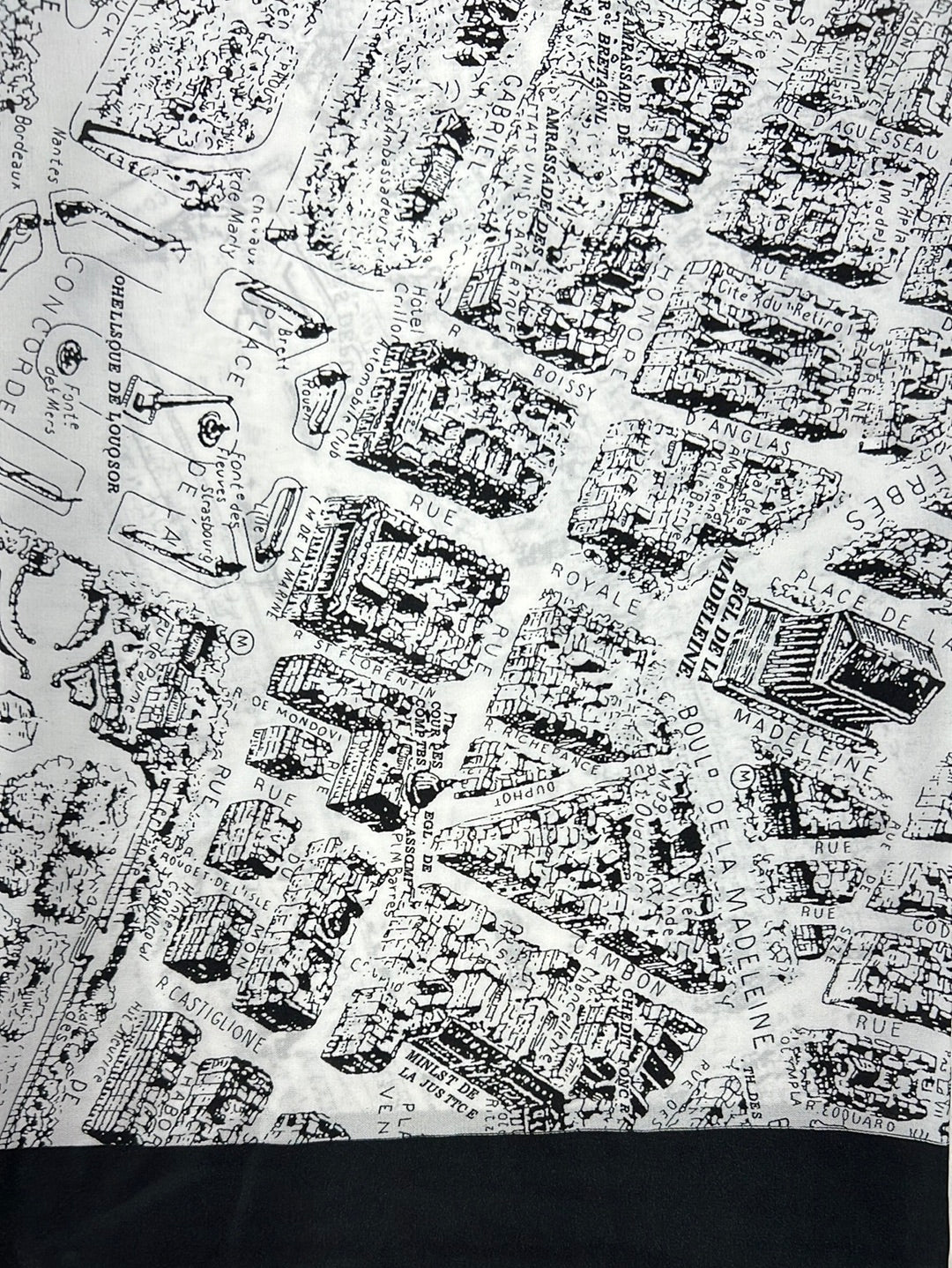 YF10-M27 PICTORIAL DESIGN MID SIZE SCARF - German Fuentes Wholesale of Leather Handbags, Belts and Accessories - German Fuentes