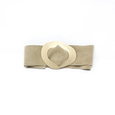 CINT-069 GOLD METALLIC BUCKLE BELT - German Fuentes Wholesale of Leather Handbags, Belts and Accessories - German Fuentes
