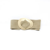 CINT-069 GOLD METALLIC BUCKLE BELT - German Fuentes Wholesale of Leather Handbags, Belts and Accessories - German Fuentes