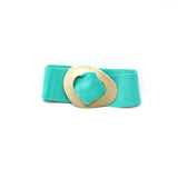 CINT-069 GOLD METALLIC BUCKLE BELT - German Fuentes Wholesale of Leather Handbags, Belts and Accessories - German Fuentes