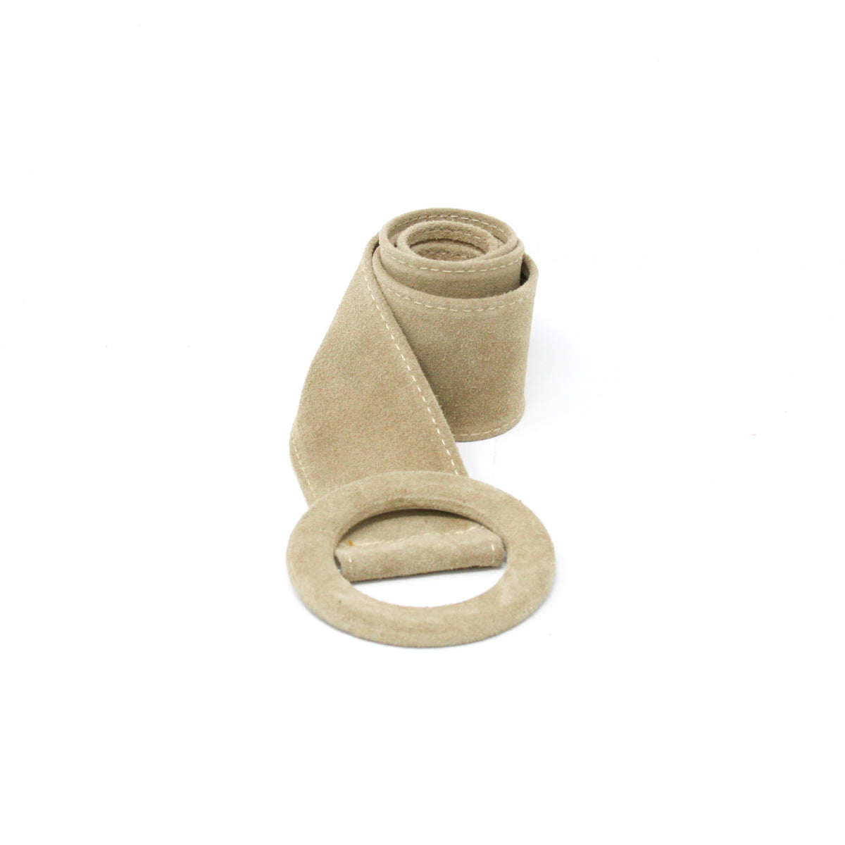 CINT-07 CIRCLE BUCKLE SUEDE BELT - German Fuentes Wholesale of Leather Handbags, Belts and Accessories - German Fuentes