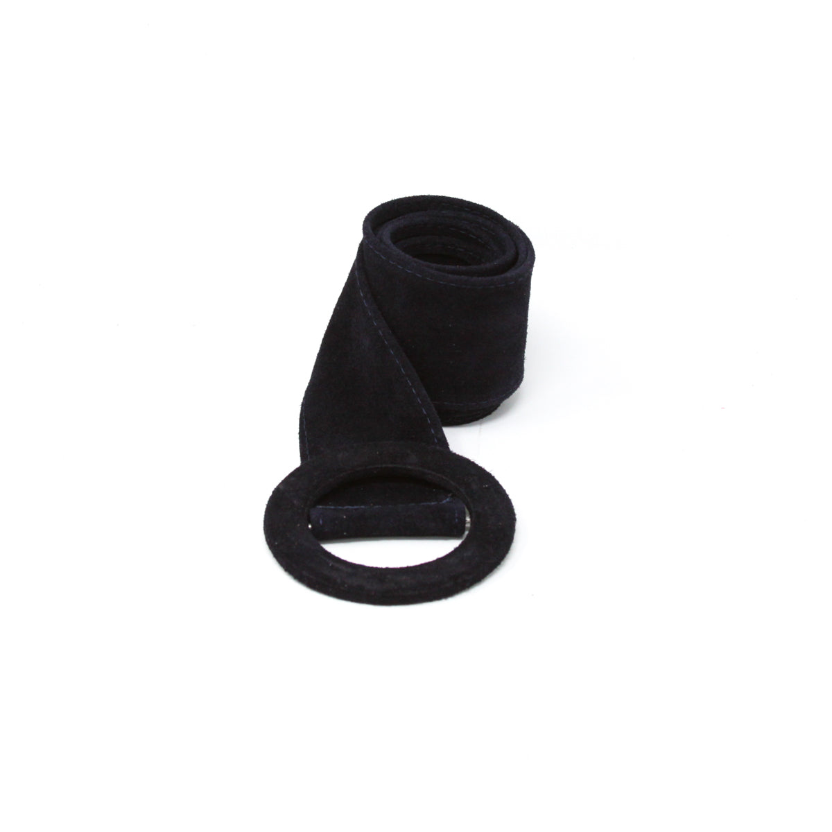 CINT-07 CIRCLE BUCKLE SUEDE BELT - German Fuentes Wholesale of Leather Handbags, Belts and Accessories - German Fuentes