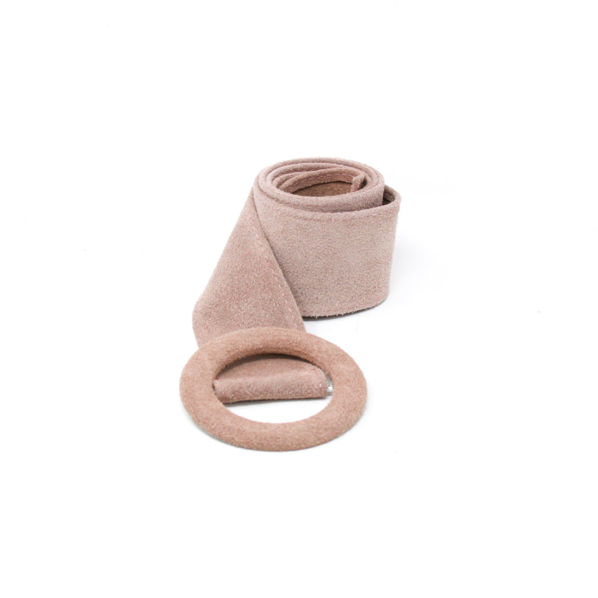 CINT-07 CIRCLE BUCKLE SUEDE BELT - German Fuentes Wholesale of Leather Handbags, Belts and Accessories - German Fuentes
