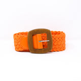 CINT-11 WOODEN BUCKLE STRETCH BELT