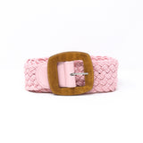 CINT-11 WOODEN BUCKLE STRETCH BELT