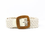 CINT-11 WOODEN BUCKLE STRETCH BELT