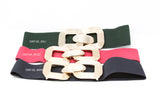 CINT-20 METAL BUCKLE STRETCH BELT - German Fuentes Wholesale of Leather Handbags, Belts and Accessories - German Fuentes