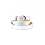 CINT-31 ADJUSTABLE LEATHER CROC BELT - German Fuentes Wholesale of Leather Handbags, Belts and Accessories - German Fuentes