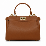 GF0823 GENUINE ITALIAN LEATHER HANDLE AND CROSSBODY BAG