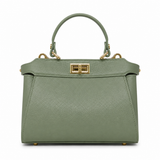 GF0823 GENUINE ITALIAN LEATHER HANDLE AND CROSSBODY BAG