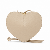 GF0990 GENUINE ITALIAN LEATHER CROSSBODY HEART BAG