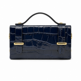 GF0658 LEATHER HANDBAG WITH CROCCO