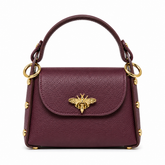 GF1085 GENUINE ITALIAN LEATHER BUMBLEBEE MINI BAG