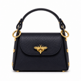 GF1085 GENUINE ITALIAN LEATHER BUMBLEBEE MINI BAG