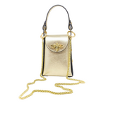 GF1080 GENUINE ITALIAN LEATHER BUTTERFLY CLUTCH + CROSSBODY