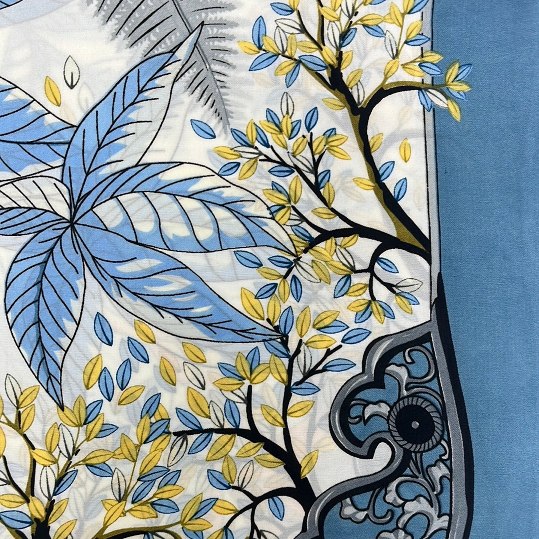 YF08-C42 GOLDEN GARDEN SCARF - German Fuentes Wholesale of Leather Handbags, Belts and Accessories - German Fuentes