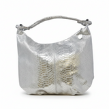 GF0873 GENUINE ITALIAN LEATHER TOTE METALLIC BAG - German Fuentes Wholesale of Leather Handbags, Belts and Accessories - German Fuentes
