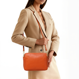 GF2031 GENUINE ITALIAN LEATHER SHOULDER AND CROSSBODY BAG
