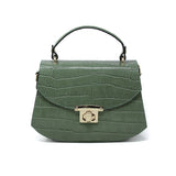 GF1923 GENUINE ITALIAN LEATHER CROC EMBOSSED BAG - German Fuentes Wholesale of Leather Handbags, Belts and Accessories - German Fuentes