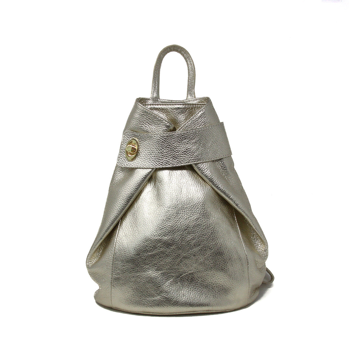 GF0241 GENUINE ITALIAN LEATHER FOLDABLE BACKPACK - German Fuentes Wholesale of Leather Handbags, Belts and Accessories - German Fuentes