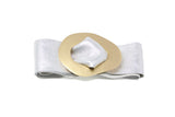 CINT-069 GOLD METALLIC BUCKLE BELT - German Fuentes Wholesale of Leather Handbags, Belts and Accessories - German Fuentes