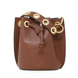 GF0441 GENUINE ITALIAN LEATHER BUCKET BAG