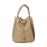 GF0441 GENUINE ITALIAN LEATHER BUCKET BAG