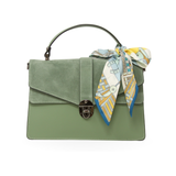 GF1939 GENUINE ITALIAN LEATHER SATCHEL BAG + FREE STRAP