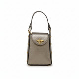 GF1080 GENUINE ITALIAN LEATHER BUMBLEBEE CLUTCH + CROSSBODY