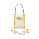 GF1080 GENUINE ITALIAN LEATHER BUMBLEBEE CLUTCH + CROSSBODY