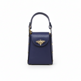 GF1080 GENUINE ITALIAN LEATHER BUMBLEBEE CLUTCH + CROSSBODY