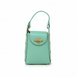 GF1080 GENUINE ITALIAN LEATHER BUMBLEBEE CLUTCH + CROSSBODY