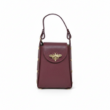 GF1080 GENUINE ITALIAN LEATHER BUMBLEBEE CLUTCH + CROSSBODY