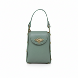 GF1080 GENUINE ITALIAN LEATHER BUMBLEBEE CLUTCH + CROSSBODY