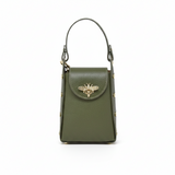 GF1080 GENUINE ITALIAN LEATHER BUMBLEBEE CLUTCH + CROSSBODY