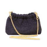 GF1021 | Raffia Chain-Handle Handbag