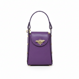 GF1080 GENUINE ITALIAN LEATHER BUMBLEBEE CLUTCH + CROSSBODY