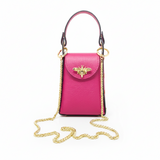 GF1080 GENUINE ITALIAN LEATHER BUMBLEBEE CLUTCH + CROSSBODY