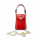 GF1080 GENUINE ITALIAN LEATHER BUMBLEBEE CLUTCH + CROSSBODY
