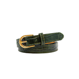CINT-31 LEATHER CROC BELT