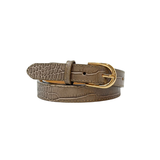 CINT-31 LEATHER CROC BELT