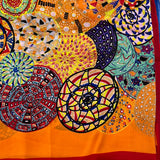 GF08-R65 MANDALA INSPIRED DESIGN BIG SIZE RECTANGULAR SCARF - German Fuentes Wholesale of Leather Handbags, Belts and Accessories - German Fuentes