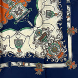 YF10-M3 VINTAGE CHAIN PRINT MID SIZE SCARF - German Fuentes Wholesale of Leather Handbags, Belts and Accessories - German Fuentes