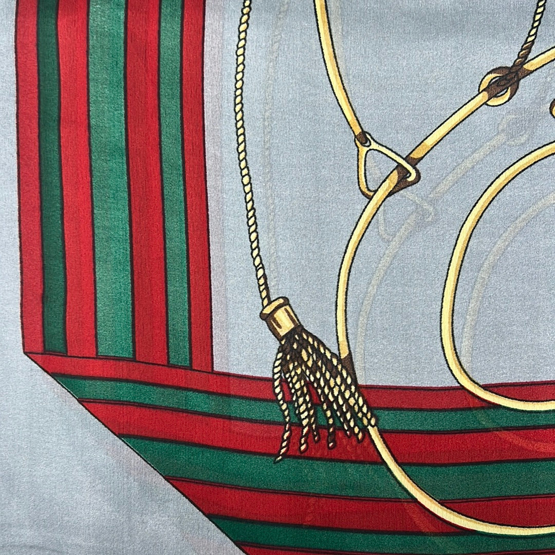 GF08-R13 GOLD CHAIN AND ROPE RECTANGULAR SCARVES - German Fuentes Wholesale of Leather Handbags, Belts and Accessories - German Fuentes