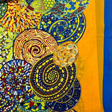 GF08-R65 MANDALA INSPIRED DESIGN BIG SIZE RECTANGULAR SCARF - German Fuentes Wholesale of Leather Handbags, Belts and Accessories - German Fuentes